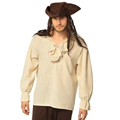 Afbeelding van Boland Shirt Buccaneer (M) Volwassenen Piraat Piraten