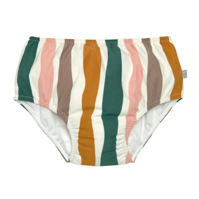 Afbeelding van Lässig Splash &amp; Fun Zwembroekje met luier Waves pink/nature, 13 18 maanden Maat 86