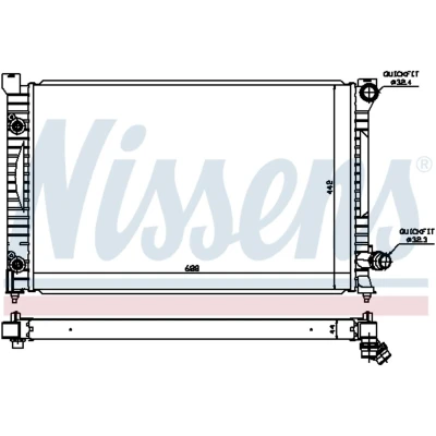 Afbeelding van Nissens Radiateur 60424