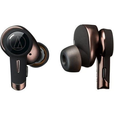 Afbeelding van Audio Technica ATH TWX9 hoofdtelefoon/headset Hoofdtelefoons Draadloos In ear Muziek Bluetooth Bruin