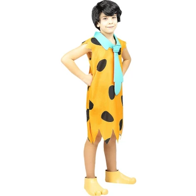 Afbeelding van FUNIDELIA Fred Flintstone kostuum voor jongens The Flintstones Maat: 107 113 cm