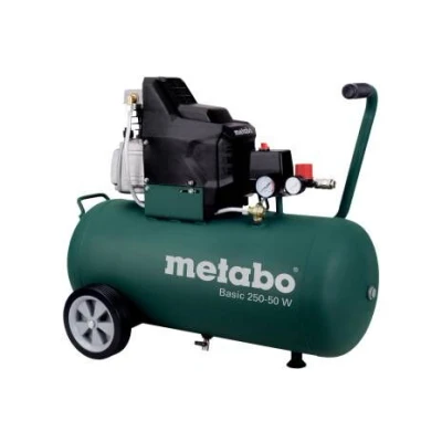 Afbeelding van Metabo Basic 250 50 W Compressor 1500W 8 bar 50L 95 l/min 601534000