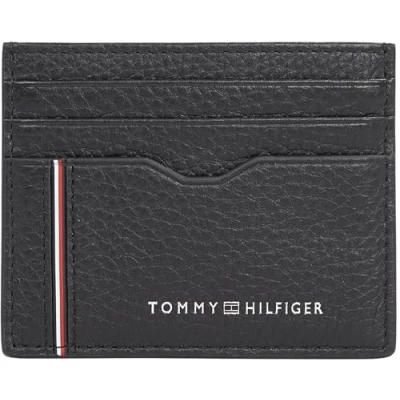 Afbeelding van Tommy Hilfiger Holder Portemonnee, Heren, Maat: One Size, Black