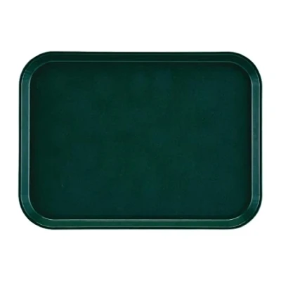 Afbeelding van Cambro Epictread Rechthoekig Antislip Glasvezel Dienblad Donkergroen 35x27cm DS519