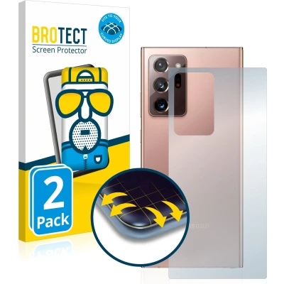 Afbeelding van BROTECT Screenprotector voor Samsung Galaxy Note 20 Ultra / 5G (Achterkant) Folie Beschermfolie matte volledig dekking (2 Stuks)