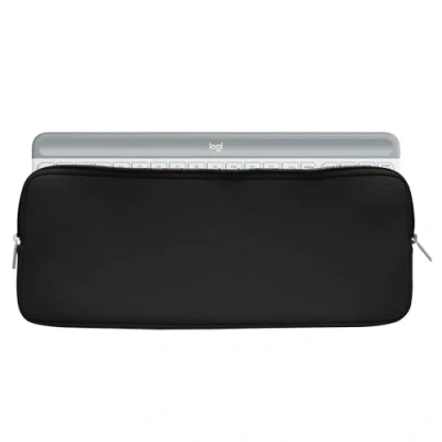 Afbeelding van kwmobile toetsenbord hoes geschikt voor Logitech MK470 hoesje Neopreen keyboard beschermhoes Reis case met rits Keyboards cover in zwart
