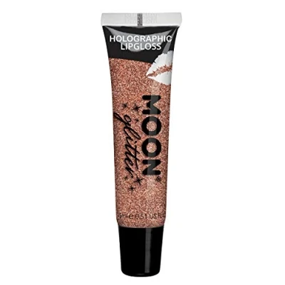 Afbeelding van Moon Creations Lipgloss Glitter Holographic Roze