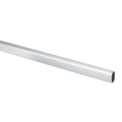 Afbeelding van Kledingroede aluminium zilverkleurig 1000 mm