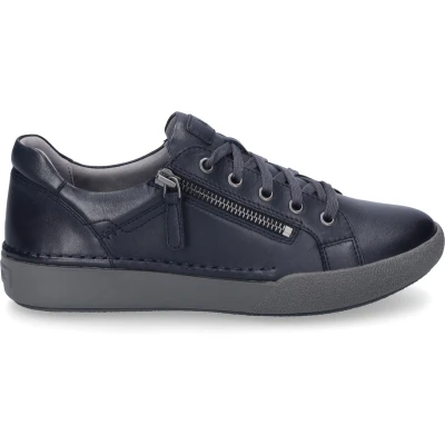 Afbeelding van Josef Seibel Claire Sneakers laag, Dames, Maat: 45, Indigo Leer
