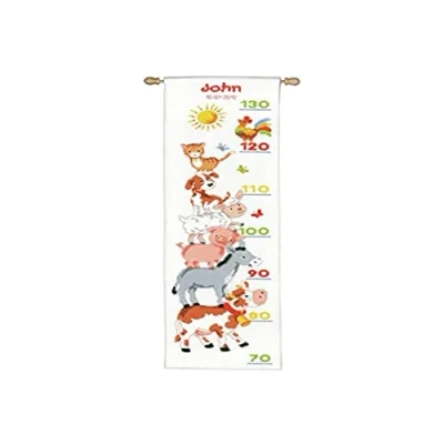 Afbeelding van Borduren groeimeter Boerderijdieren 0144082