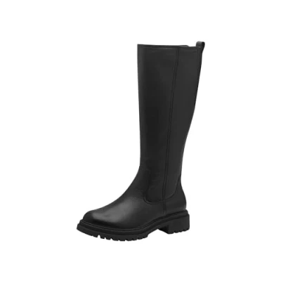 Afbeelding van Tamaris Dames 1 25617 43 modieuze laarzen voor dames, zwart.