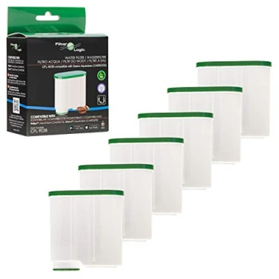 Afbeelding van FilterLogic CFL 903B 6 stuks antikalkwaterfilter compatibel met Philips Saeco AquaClean CA6903/10 CA6903/22 CA6903 Aqua Clean filterpatroon voor automatische espressomachine