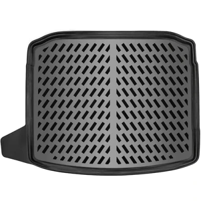 Afbeelding van ELMASLINE 3D rubberen kofferbakmat voor VW Tiguan (II) 2 2016 2025 standaard inbouwvloer (AD1) kofferbakbekleding accessoires niet geschikt hybride plug ins