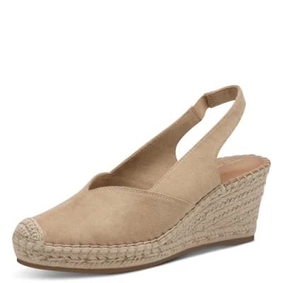 Afbeelding van Tamaris Sleehakken, Dames, Maat: 37, Tan