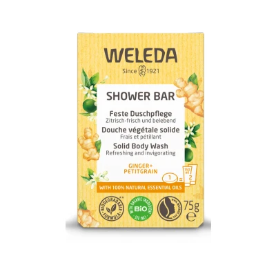 Afbeelding van Weleda Shower Bar Gember + Petitgrain 75g