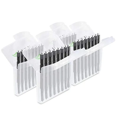 Image de JB White Lot de 32 filtres à cérumen pour appareils auditifs, rechange compatibles avec Widex Nanocare, Oticon ProWax MiniFit, Phonak Cerustop Wax Guards, auditifs