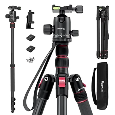 Afbeelding van SmallRig CT 20 Camera Tripod 78.7&quot; Foldable Aluminum &amp; Monopod