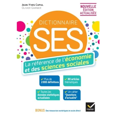 Image de Dico SES Economie et Sciences sociales