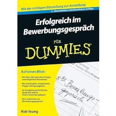 Afbeelding van Erfolgreich im Bewerbungsgespräch für Dummies