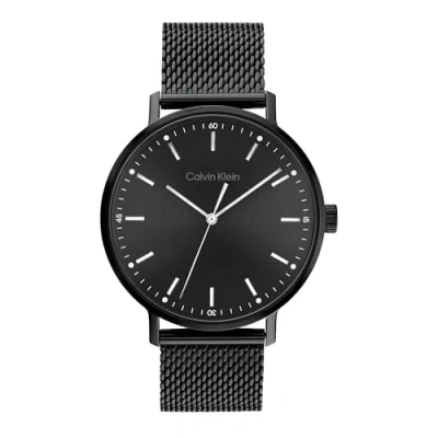 Afbeelding van Calvin Klein Modern Unisex Horloge, Maat: One Size, Black