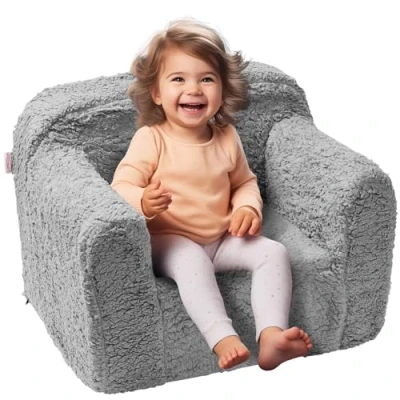 Image de VEVOR Fauteuil pour Enfants avec Éponge 25D Haute Densité Canapé Housse Douce en Tissu Polaire Sofa Tout Petits Meuble d’Enfants Se Reposer Lire Chambre à Coucher Salle de Jeux