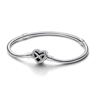 Afbeelding van Pandora Damesarmband sterling zilver 925 592645C01, Kubieke zirkonia