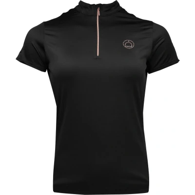 Afbeelding van Montar Poloshirt Everly Rosegold Zwart M