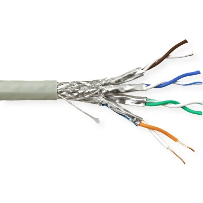 Afbeelding van Value 21.99.0884 Netwerkkabel CAT 6A S/FTP Grijs 300 m