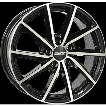 Afbeelding van ALUTEC 5 gat 16duim 114.3mm lichtmetalen Velg Singa mattschwarz Front poliert SIN65642L13 1
