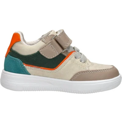 Afbeelding van Keq Sneakers laag voor kinderen, Maat: 21, Beige Leer/ synthetisch