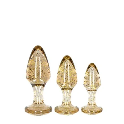 Afbeelding van Shots Ouch! Acryl Butt Plug Set gold