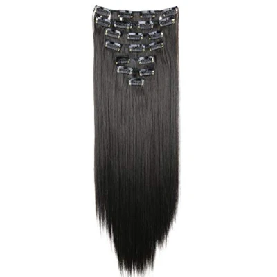 Afbeelding van PRETTYSHOPCE24 Haarverlenging, maat XL, 60 cm, 7 delig, chocoladebruin