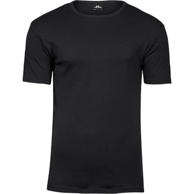 Afbeelding van Men&#039;s Interlock T shirt met korte mouwen Black S