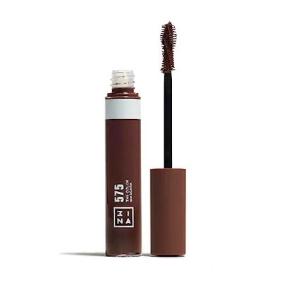 Image de 3INA MAKEUP Le Mascara Coloré 575 Brun Avec Kératine Végétale Pour Cils Volumisant Yeux Sensibles Vegan Sans Cruauté