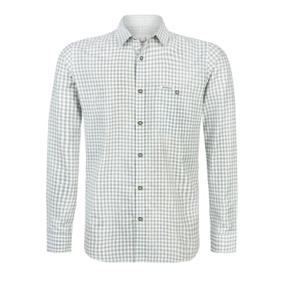 Image de Stockerpoint Chemise traditionnelle pour homme, Vert roseau, XL