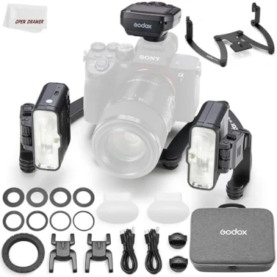 Afbeelding van Godox MF12 DK3 Dental Flash Kit
