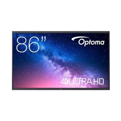 Image de Optoma Creative Touch 5863RK Classe de diagonale 86&quot; 5 Series écran LCD rétro éclairé par LED interactive avec tactile (multi touches) Android 4K UHD (2160p) 3840 x 2160 Direct noir