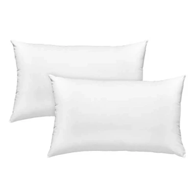 Afbeelding van sleepling Set van 2 197136 katoenen veren kussen Inlet Sofakussen vulkussen 30 x 50 cm, wit