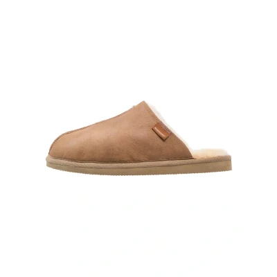 Afbeelding van Shepherd HUGO Pantoffels, Heren, Maat: 41, Antique/cognac Schaapsleer