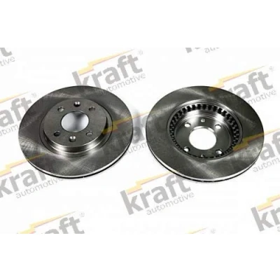 Afbeelding van KRAFT 6045070 Remschijf 259, 259,0 20,6 4 Geventileerd RENAULT: CLIO 2, TWINGO Kangoo I Express, DACIA: Sandero I, Logan MCV, Saloon