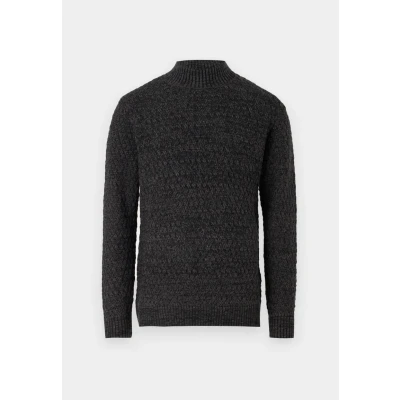 Afbeelding van Jack &amp; Jones Premium Jprccziggi MOCK NECK Trui, Heren, Maat: XL, Black beauty