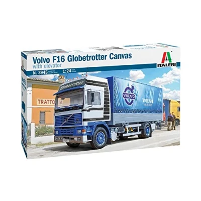 Afbeelding van Italeri 3945 Volvo F16 Plane m. Hebebühne Vrachtwagen (bouwpakket) 1:24