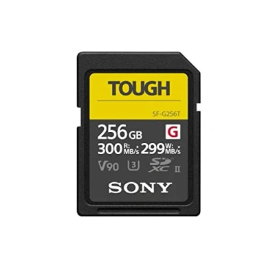 Image de Carte mémoire SD Sony 256GB SF G Séries Tough Noir