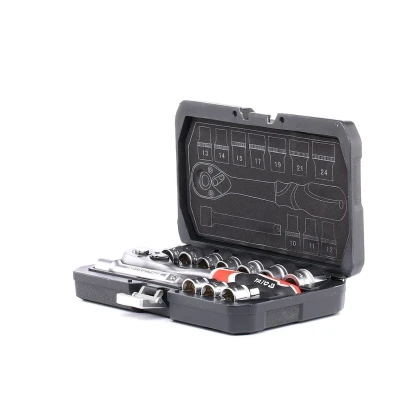 Afbeelding van YATO YT 38671 Doppenset 12 Chroom vanadium staal 1/2