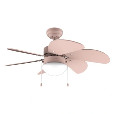 Afbeelding van Cecotec Plafondventilator met licht EnergySilence Aero 3600 Vision Full Pink 50 W, diameter 91 cm, lamp niet inbegrepen, 3 snelheden, 6 bladen, zomer /wintermodus, elegant design