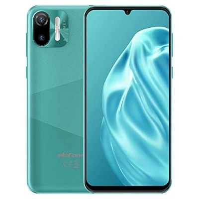 Afbeelding van 3G mobiele telefoon ontgrendeld, Ulefone NOTE 6, 8,5 mm Ultra Slim DUAL SIM vrije smartphone, 6,1 &#039;&#039; HD+scherm, 3 card slot ontwerp, Android 11 Go telefoon, 1 GB + 32 GB, 2 MP+5 MP camera, gezicht ontgrendelen GPS groen