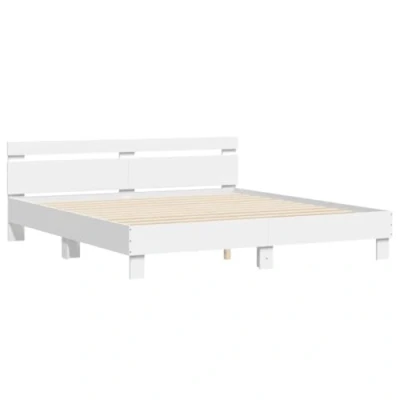 Image de vidaXL Cadre de lit sans matelas blanc 160x200 cm3207406