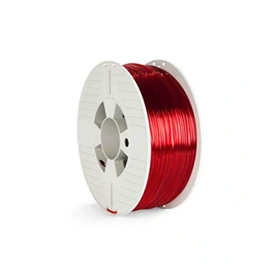 Afbeelding van Verbatim 55062 Filament PETG 2.85 mm 1 kg Rood (transparant) stuk(s)