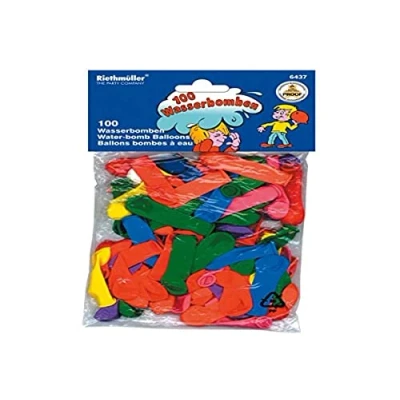 Afbeelding van Amscan 6437 100 latexballonnen, waterbommen
