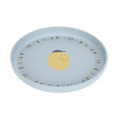 Image de LÄSSIG Assiette enfant sans mélamine BPA pour lave vaisselle et micro ondes/Plate Happy Fruits Lemon